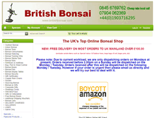 Tablet Screenshot of britishbonsai.co.uk